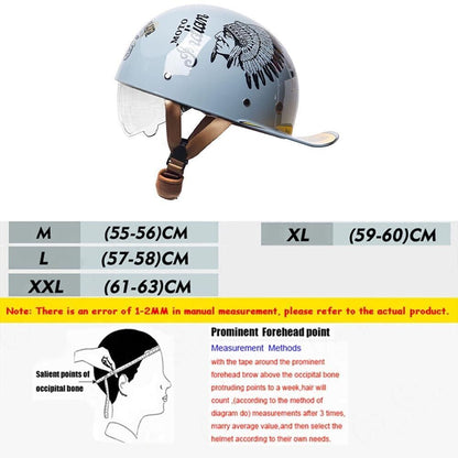 Motorcycle Duck Helmet Retro Helmets Baseball Cap Half Colorful Men Head Safety