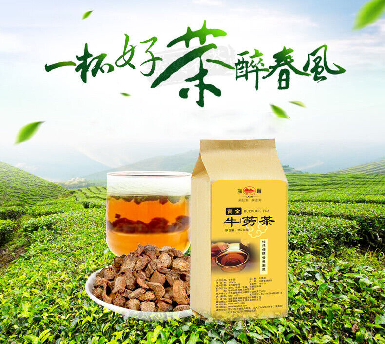Burdock Gold Root Cut 250g Dried Health Herbal Tea Grenn Food Premium Organic