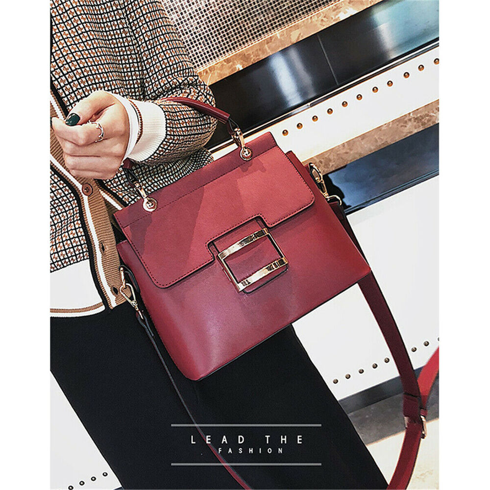 Women Ladies Leather Handbags Fashion Shoulder Travel Satchel Tote Crossbody Bag