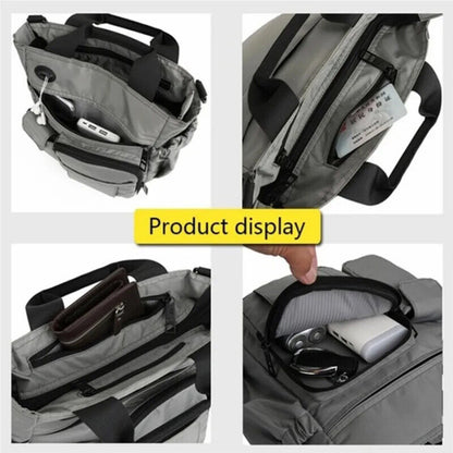 Men's Shoulder Messenger Bag Travel Handbag Large Capacity Storage Bags