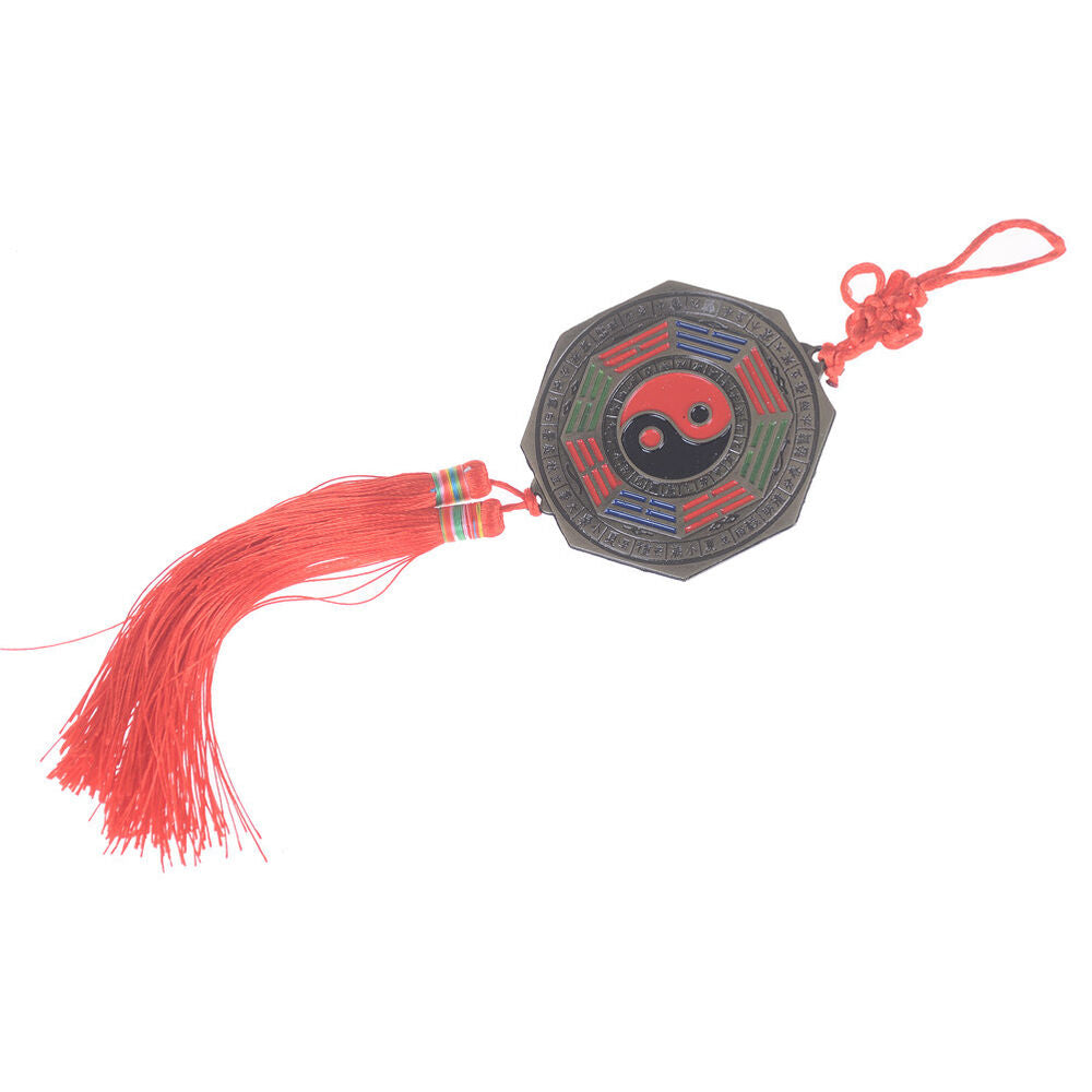Chinese Feng Shui Bagua Mirror Good Luck Fortune Prayer Hanging Charm Gift S-ca