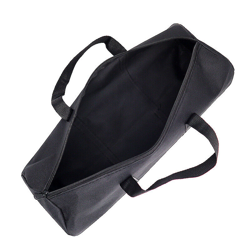 Foldable Carrying Outdoor Camping Barbecue Tool Bag Capacity Storage Pouch Black