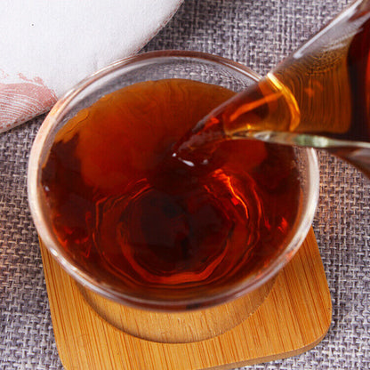 Yunnan Pu'er Ripe Tea 357g Big Golden Bud Ripe Puerh Tea Cake