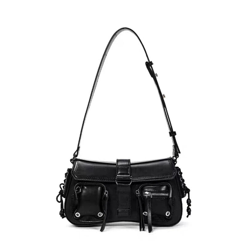Women Handbags Pu Faux Leather Shoulder Bags Office Ladies Bag Black Totes