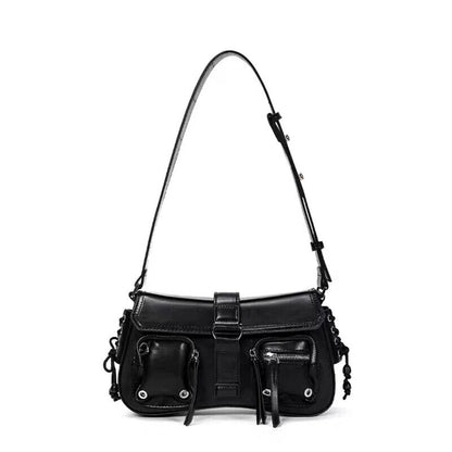Women Handbags Pu Faux Leather Shoulder Bags Office Ladies Bag Black Totes