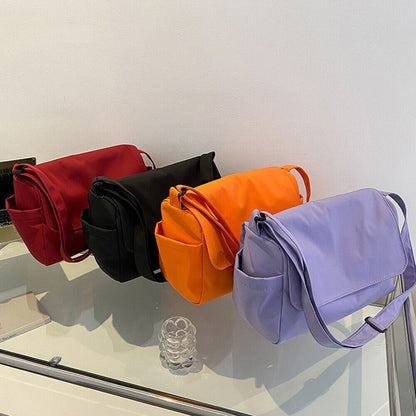 Large Capacity Totes Bag Crossbody Bag Oxford Cloth Top-Handle Handbag Casual