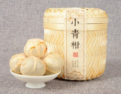 250g/box Yunnan Pu'er Mini Green Orange Peeled Citrus Pu'er Tea-