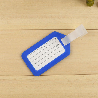 Luggage Tag Plastic Baggage Tags Women Men Boarding Shipping Suitcase ID Address