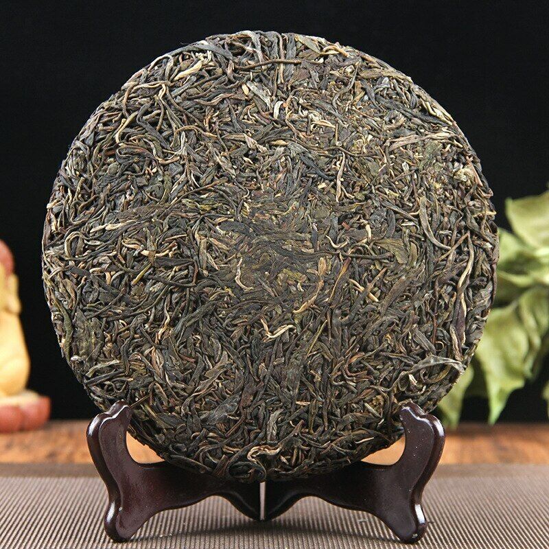 Yunnan Shen Puer Tea Largre Leaf Gao Shan Qing Bing Raw Puer Tea 357g