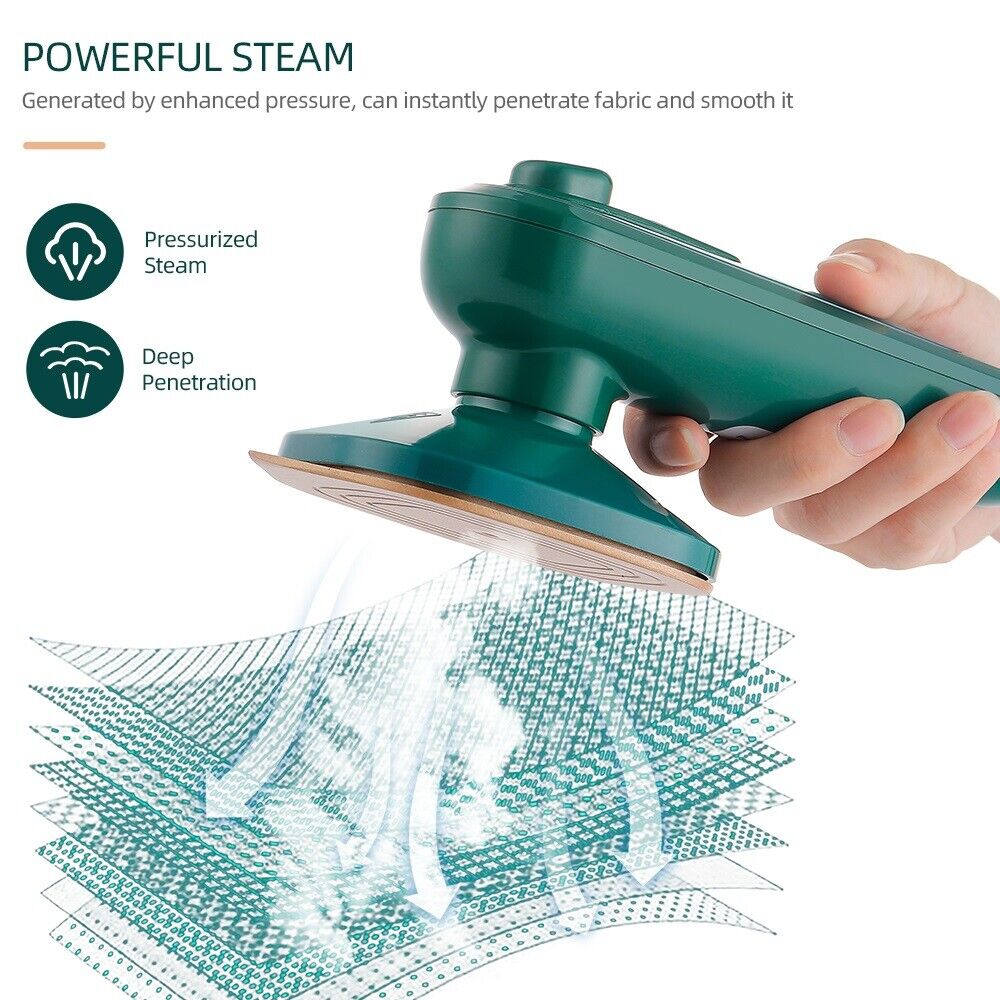 Portable Handheld Garment Steam Iron Mini Electric Clothes Steamer - Thumbnail 3