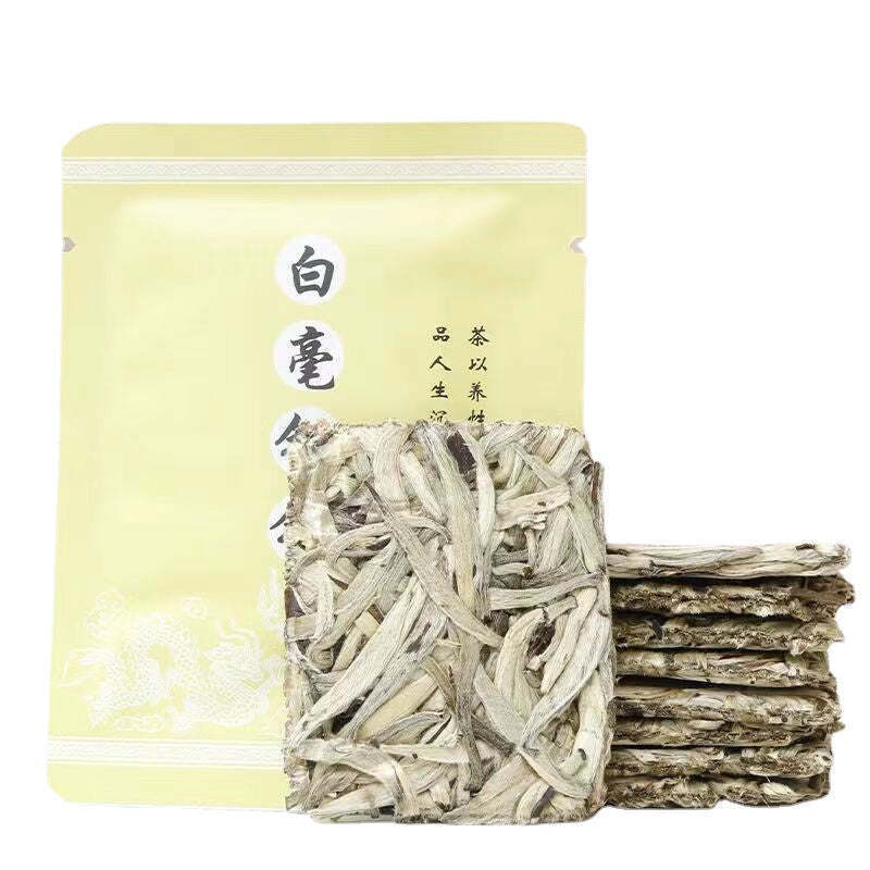 2017 Pekoe Silver Needle White Tea Brick Organic Spring White Tea