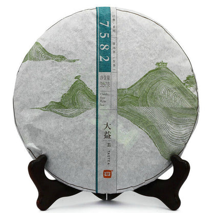 Yunnan Menghai Dayi TAETEA 7582 Classic Raw Pu'er Tea Puerh Tea357g/12.59oz