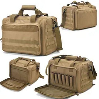 Tactical Range Bag Molle System Pouch 900d Oxford Waterproof Gun Case Pack Kit