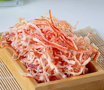 Snacks Shredded Squid Chinese Food Seafood 即食海鲜特产手撕原味烤鱿鱼条 原味鱿鱼丝500g/袋