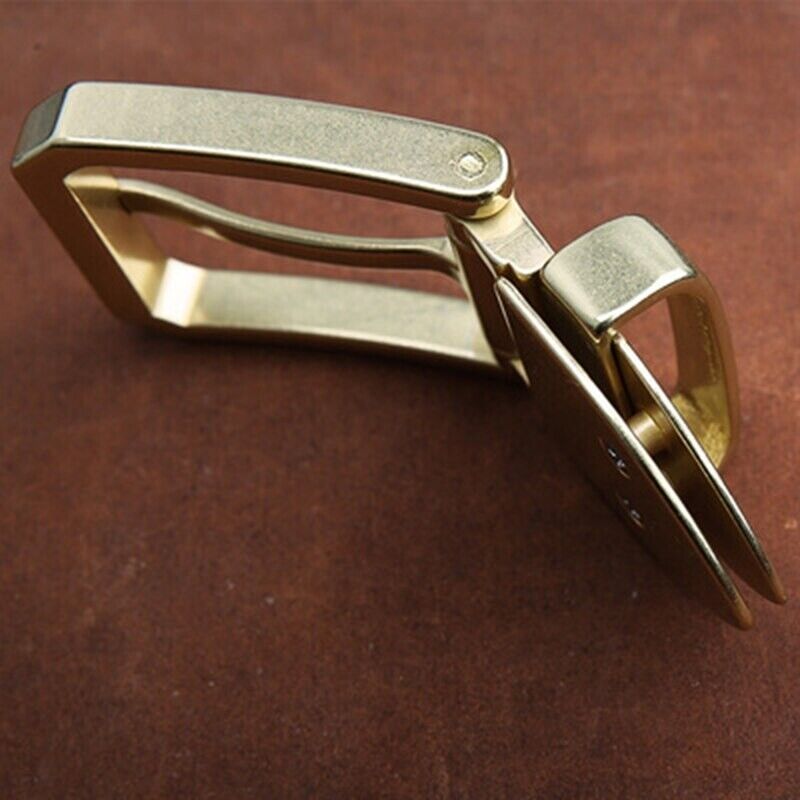 Men Belts Buckles Pin 40mm Solid Pure Brass Durable Bags Replacement Accessories