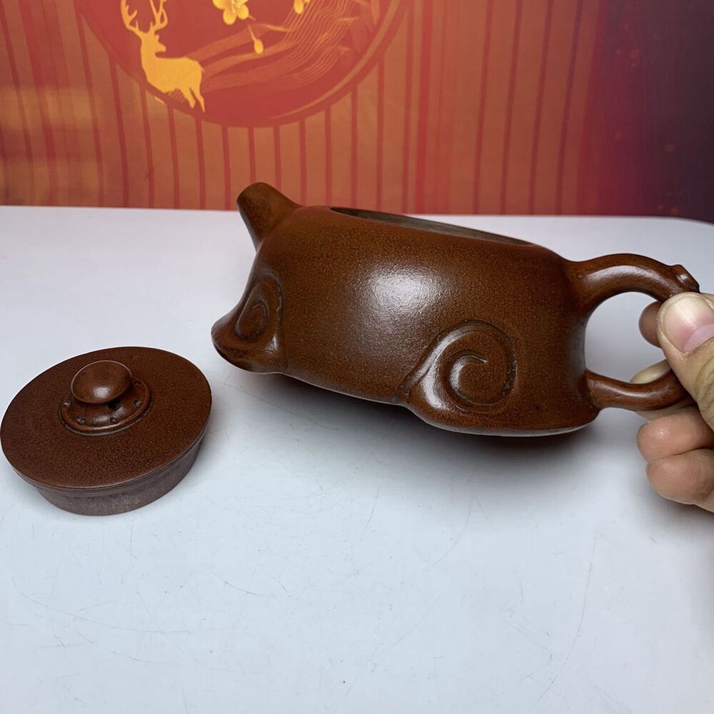 Vintage China Yixing Purple Clay Teapot Zisha Ceremony Fashion Exquisite Tea Set