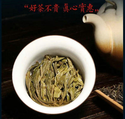 Pu-Erh, Sheng Jiayuan, Jingmai Mountain (pure material of ancient trees), 2017 Y, 357 g.