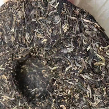 357g Yunnan Pu-erh Pld Raw Tea 2005 Qizi Aged Raw Pu'er Tea Cake Pu-erh Cake Tea