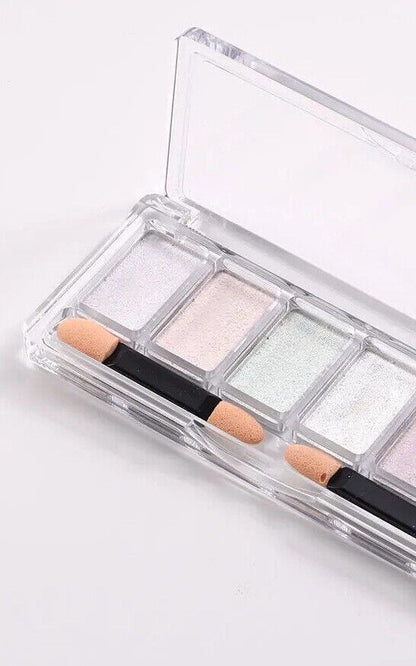 Nail Glitter Powder 6Color Mirror Holographic Glass Aurora Fine Pigment Manicure