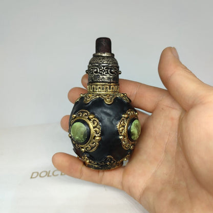 Antique Chinese Snuff Bottles Carved Old Brass Art Deco Rare Gifts Box Peking