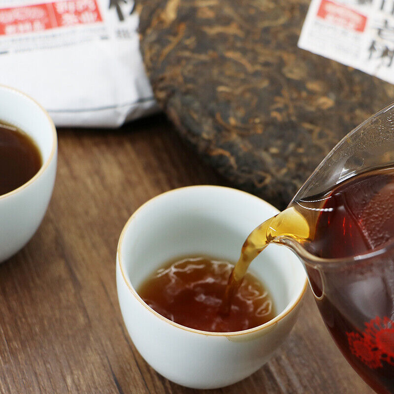Ancient Mt. Old Tree * Haiwan Puerh Tea Cake 2018 500g Ripe Puer Shu Batch 181
