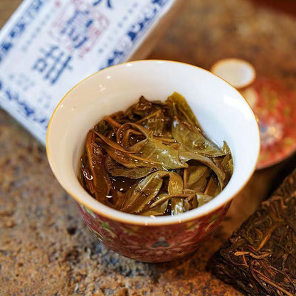 Iceland Ancient Tree Raw Pu'er Brick Tea Yunnan Mengku Puerh Shengcha Pu-erh Tea