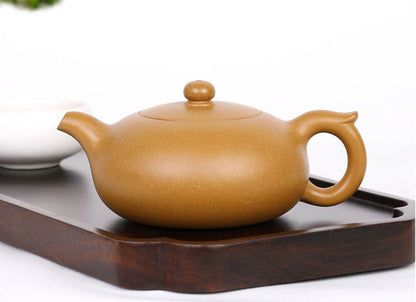 200cc China Yixing Handmade Zisa Teapot Section Clay Shipiao Gongfu Teapot-