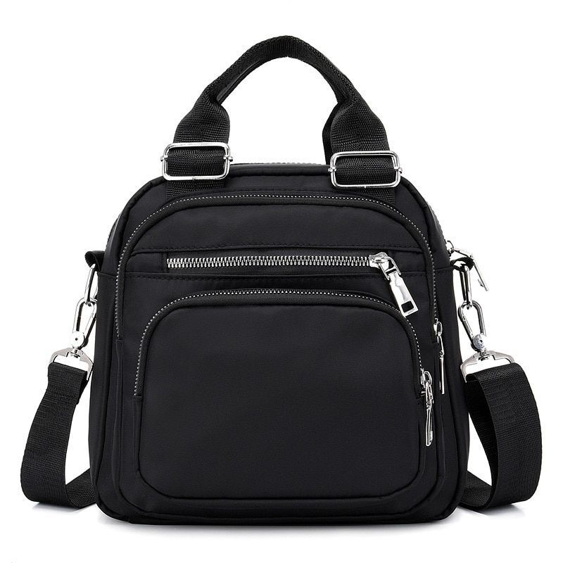 Nylon Waterproof Shoulder Bags Casual Tote Crossbody Purse Messenger Bag Handbag