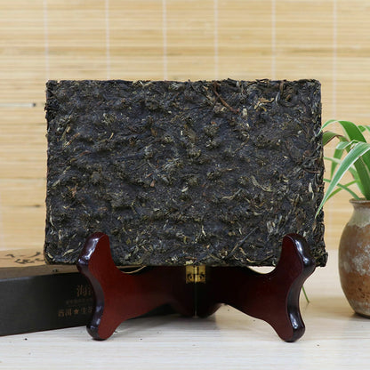 2017 Haiwan Old Comrade Made Good Tea for Everyone Raw Pu-erh Brick Puer 250g