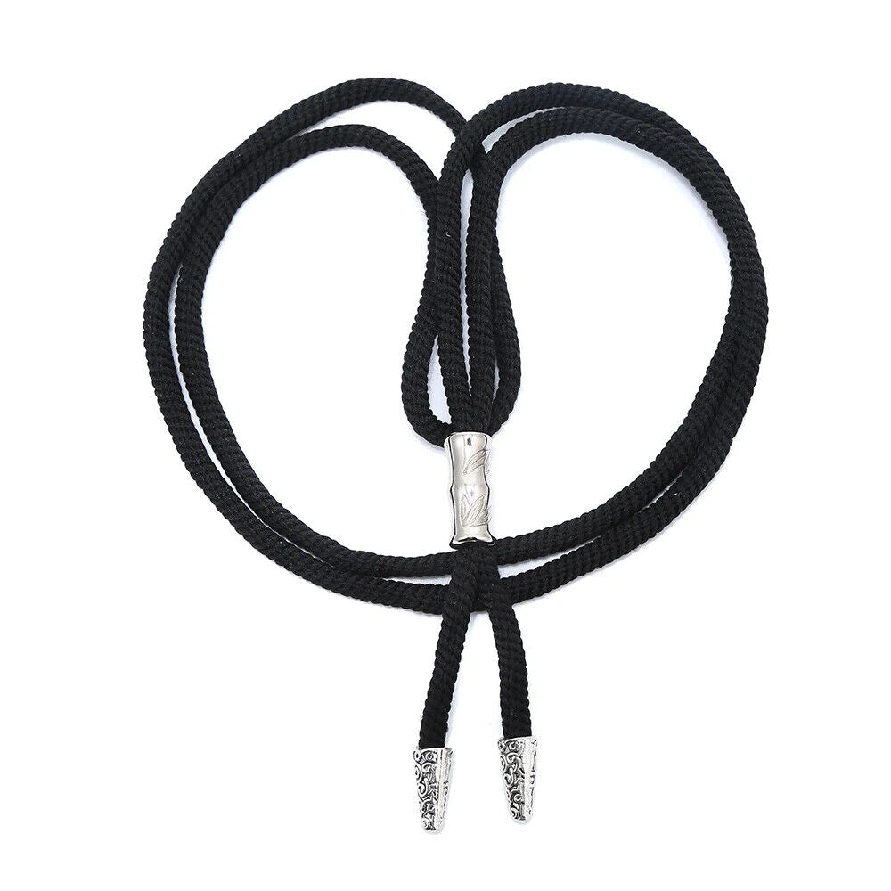 Men Bolo Tie Nylon Rope Cord Casual Classic Neckties Simple Fashion Women Bowtie