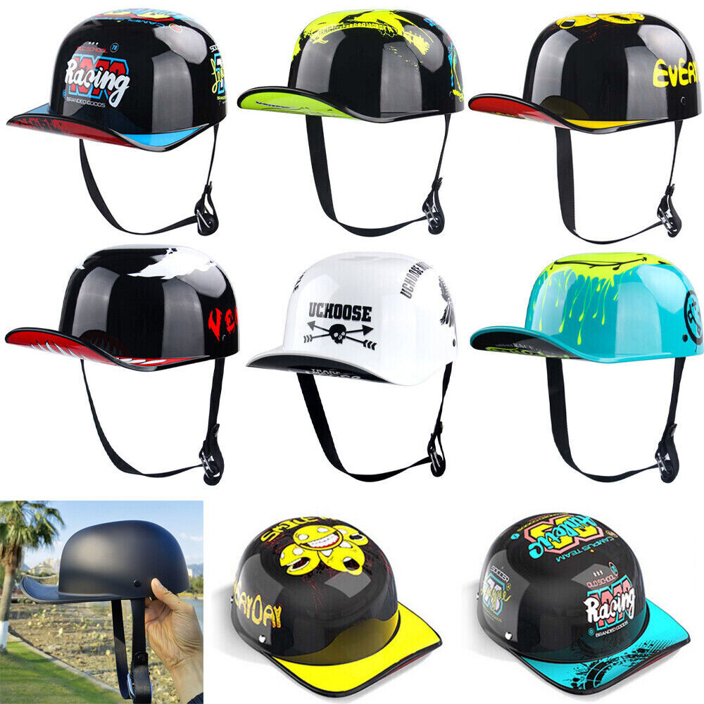 Open Face Helmet Motorcycle Jet Helmet Retro Motorbike Scooter Racing Helmet