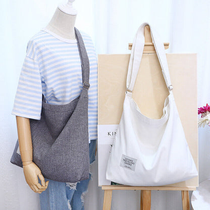 Womens Hobo Large Canvas Shoulder Bag Messenger Bag Travel Handbag Tote Bag