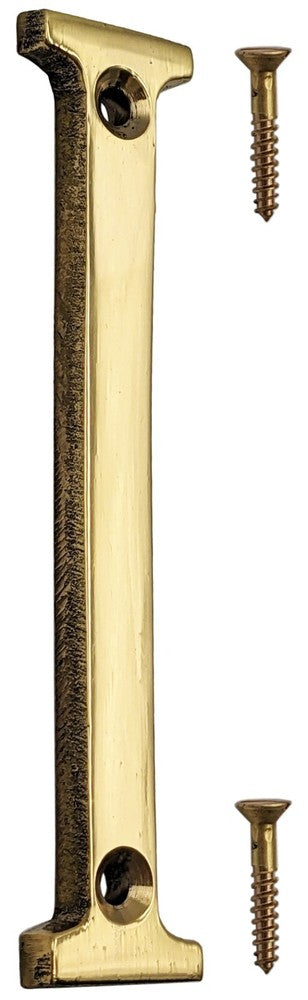 4-inch House Letter with Mounting Screws, Polished Brass, Shiny Gold Color