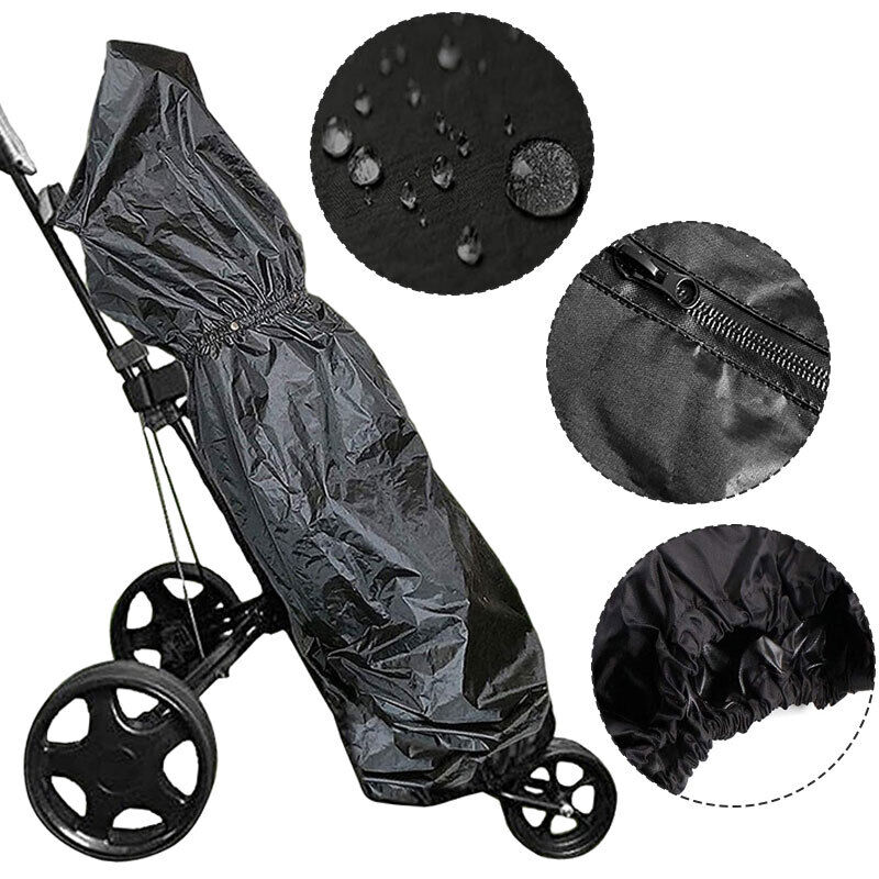 Golf Bag Rain Cover Waterproof Hood Club Protection Golf Cart Bag For Easy Use