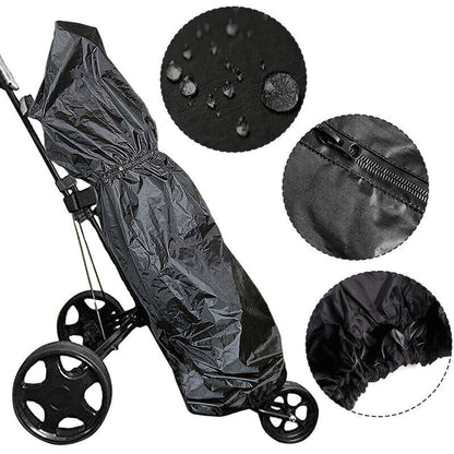 Golf Bag Rain Cover Waterproof Hood Club Protection Golf Cart Bag For Easy Use