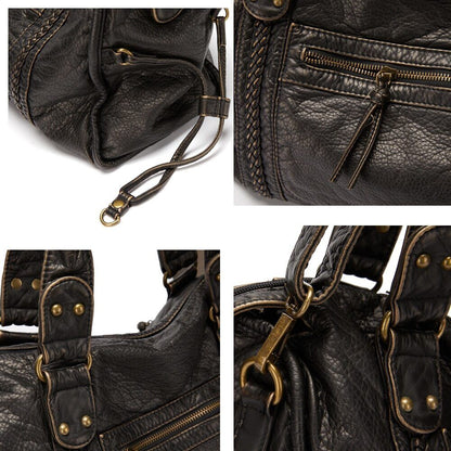 Women Handbag Pu Leather Tote Bag Shoulder Bag Quality Bag for Women
