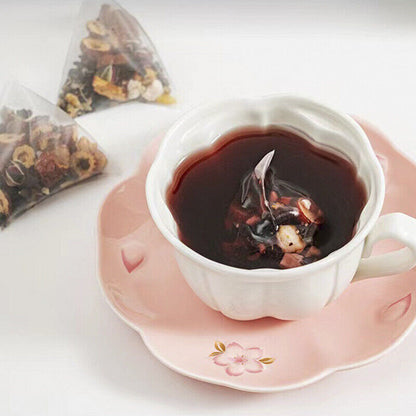 Fruit tea beautiful VC white lemon prickly pear good night tea health tea bag