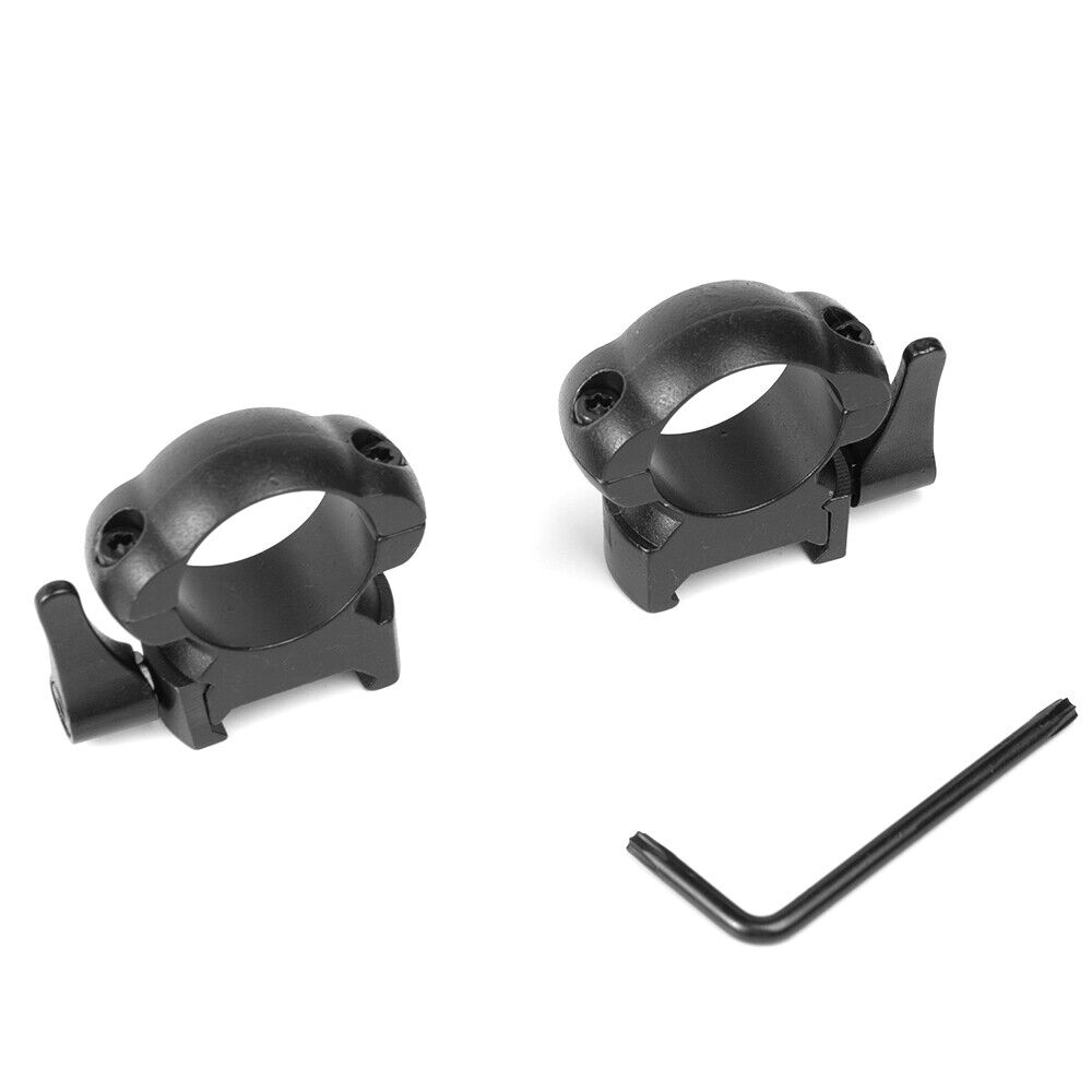 2PCS 25.4mm Stainless Steel Scope Rings Low Medium High Mount Fit 20mm Picatinny