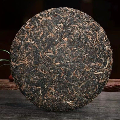 357g Yunnan 2004 Menghai 7542 Pu-erh Sheng Tea Qizi Pu'er Cake Tea Raw Puerh Tea