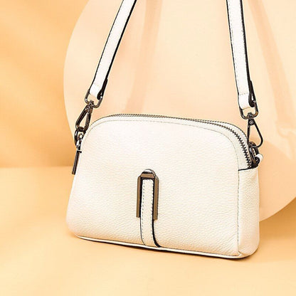 Fashion Crossbody Purse Handbag Genuine Leather Vintage Shoulder Bag 20*14*8 CM