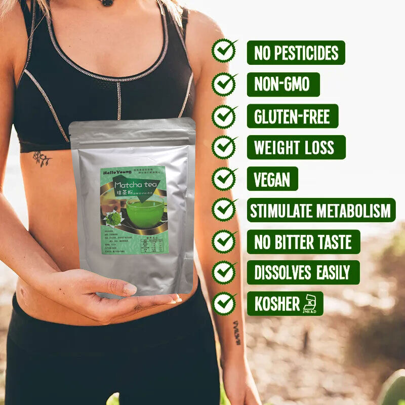 Weight Loss Matcha Latte Green Tea PowderSugar Free Keto Diet Friendly Vegan