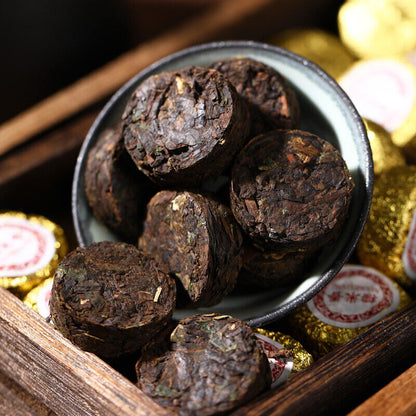 Yunnan Ripe Pu erh Tuocha Mini puer tea Pu'erh Shu Puerh Tea sticky rice Taste