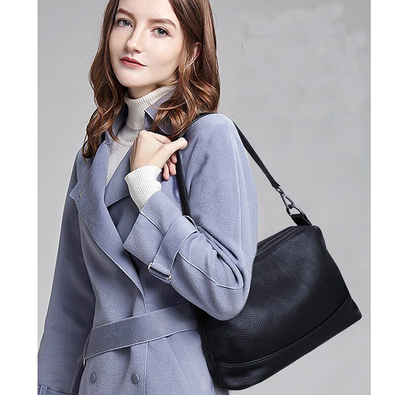 Women's Genuine Leather Shoulder Bag Luxury Handbags Fashion Crossbody Bags
