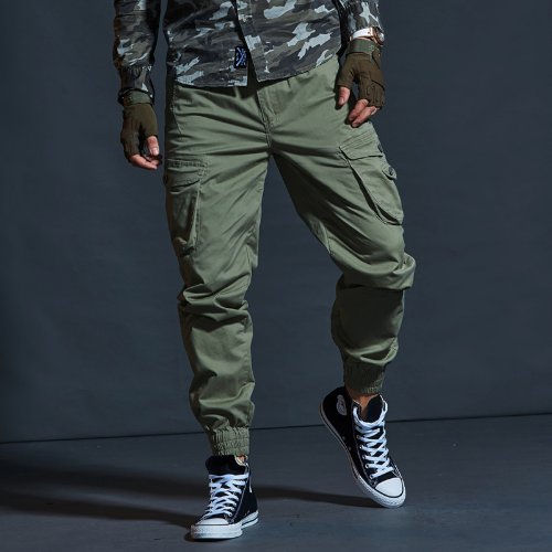 Khaki Pants Men Military Tactical Joggers Camouflage Cargo Pants Army Trousers