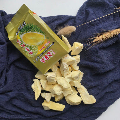 泰国原装进口金枕头榴莲干210g/包 冻干榴莲水果干特产零食 Thailand Imported Golden Pillow Dried Durian