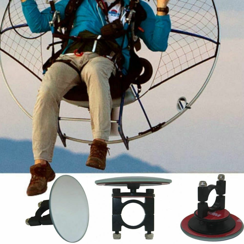 Fuel Mirror PPG Powered Paraglider Paramotor 16 MM Mounted Level Retractable