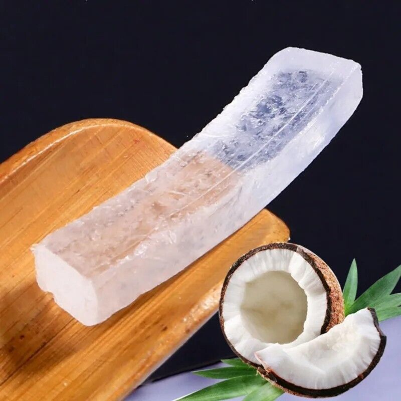 Soap Making Base 50g Pure Natural Plant Glycerin Clear Bar DIY Essential Oil Kit