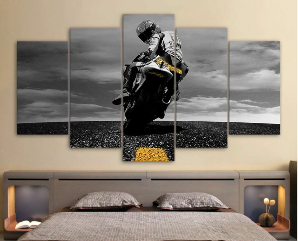 Lighthouse Wave Sea Landscape 5 Pieces canvas Wall Art Print Picture Home Decor