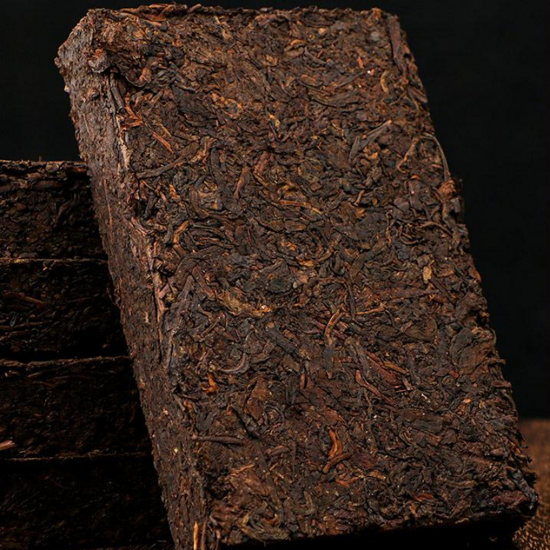 1000g Yunnan Ripe Puerh Brick Tea Glutinous Rice Flavor Cooked Aged Pu-erh Tea