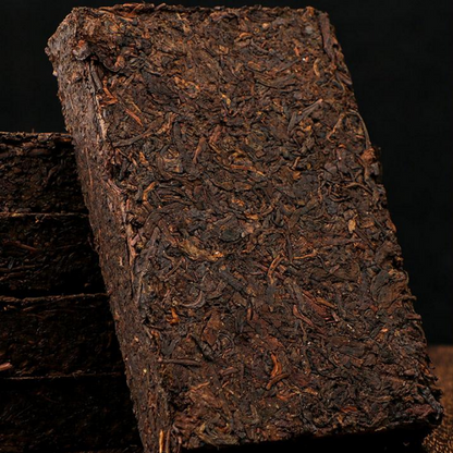 1000g Yunnan Ripe Puerh Brick Tea Glutinous Rice Flavor Cooked Aged Pu-erh Tea